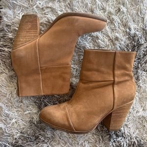 Suede ankle boots